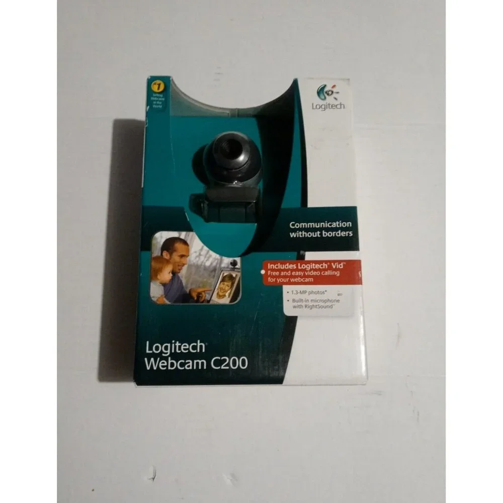 Logitech Webcam C200 Communication without bordes New
